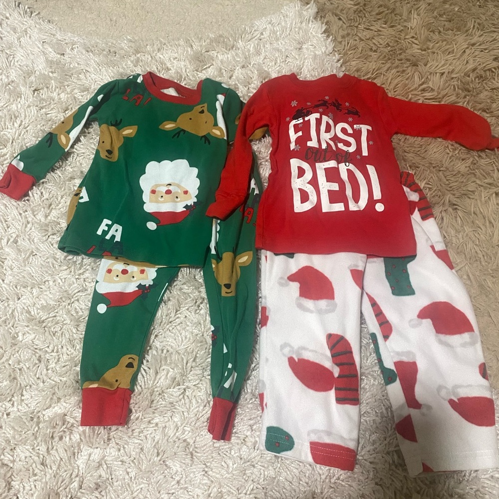Size 18 mon Christmas Pajamas - 2 sets
